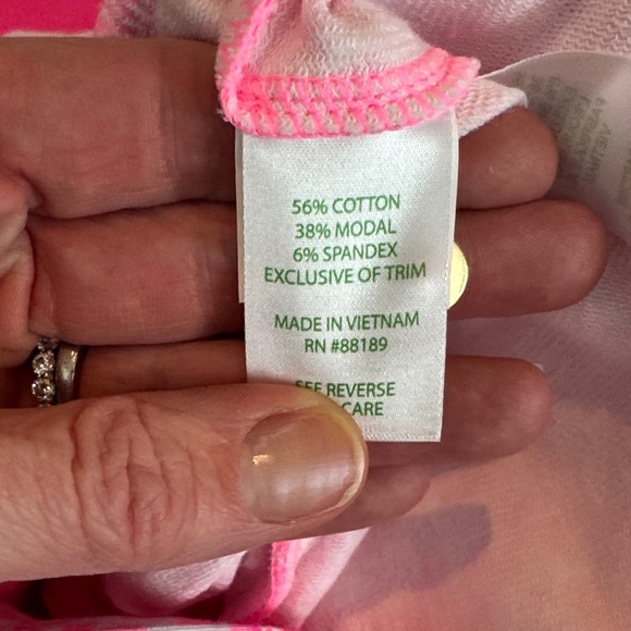 NWT Lilly Pulitzer Pink Jorgie Terry Romper - Picture 6 of 10